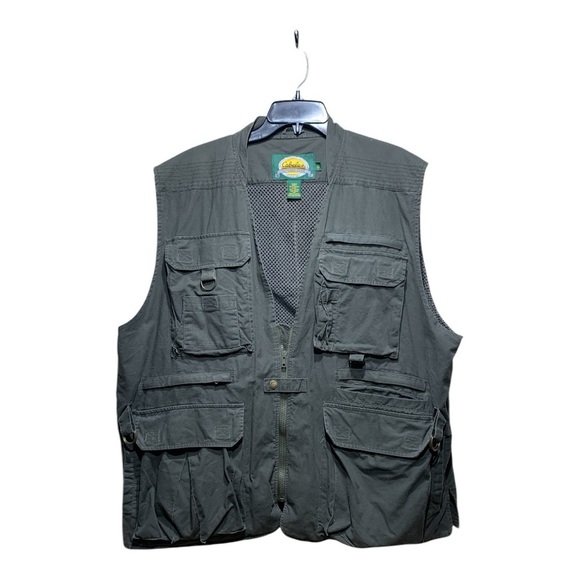 Men’s Cabela’s Multi Pocket Fishing Vest Sz 2XL - Picture 1 of 5